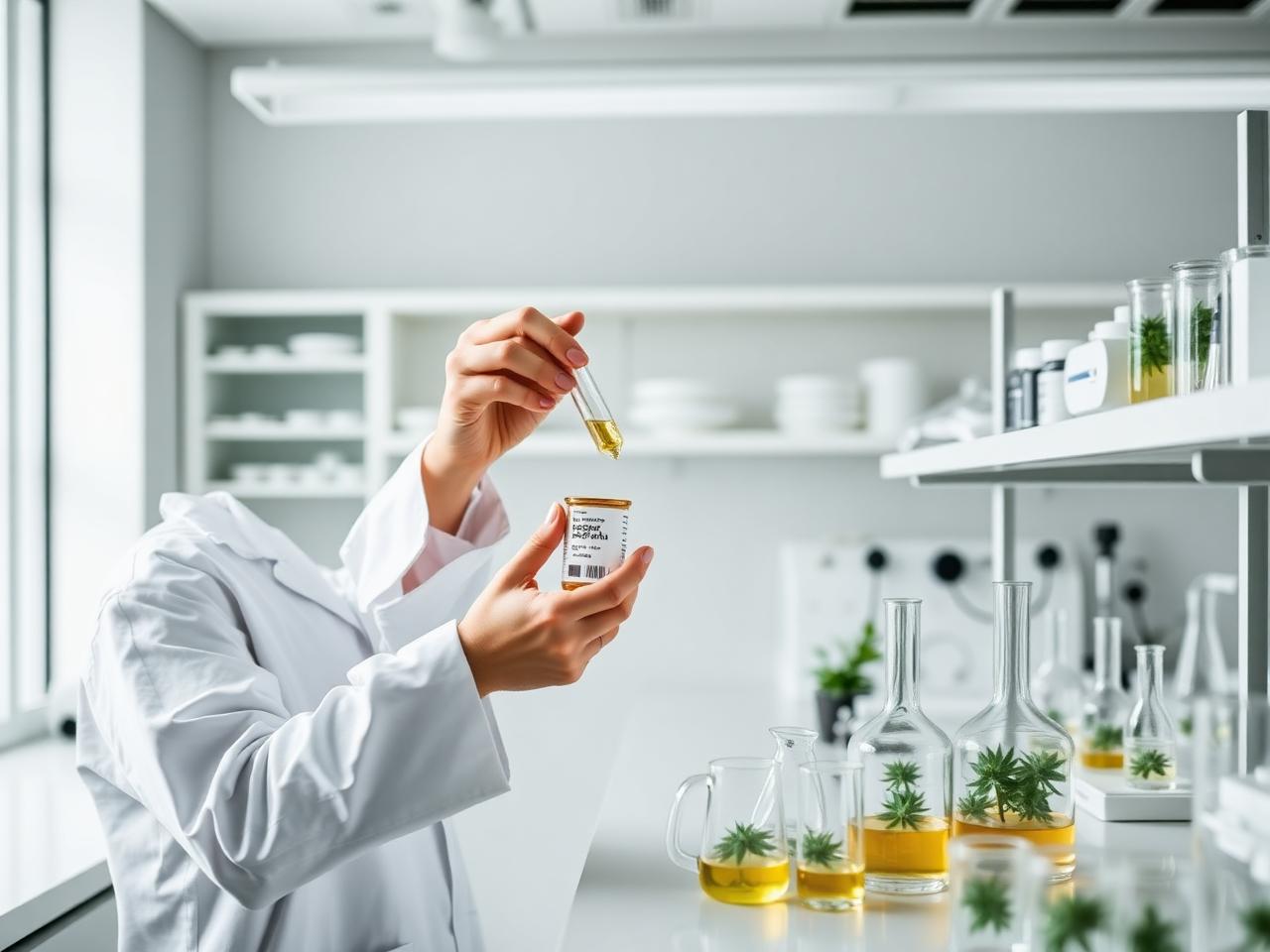 Laboratório de extração de cannabis medicinal